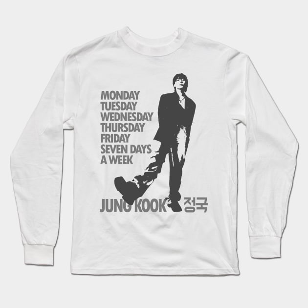 Jungkook seven jung kook Long Sleeve T-Shirt by Wacalac